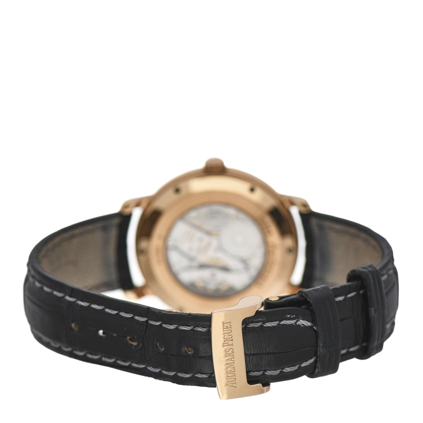 18K Rose Gold Alligator 36mm Jules Piguet Manual Winding Watch 25955OR.OO.D002CR.01