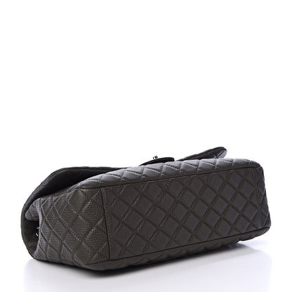 Chanel Calfskin Quilted Small XXL Travel Flap Bag Khaki 3 of 10