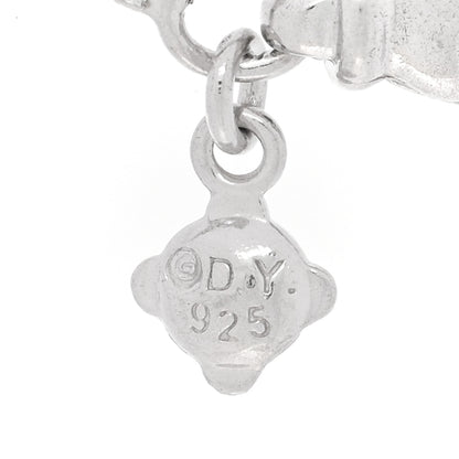 David Yurman Sterling Silver Diamond 13mm Infinity Pendant Necklace 4 of 4