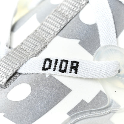 Christian Dior Neoprene Rubber Spatial Print Womens D-Connect Sneakers 38.5 White 12 of 15