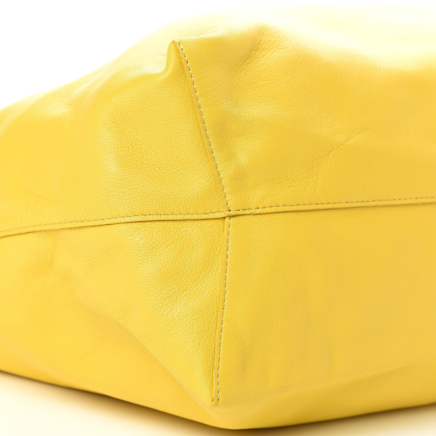 Mansur Gavriel Lambskin Oversized Tote Yellow 9 of 12