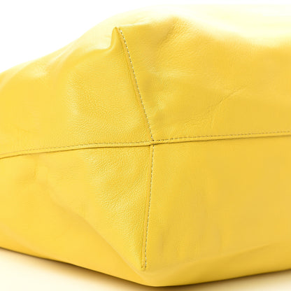 Mansur Gavriel Lambskin Oversized Tote Yellow 9 of 12