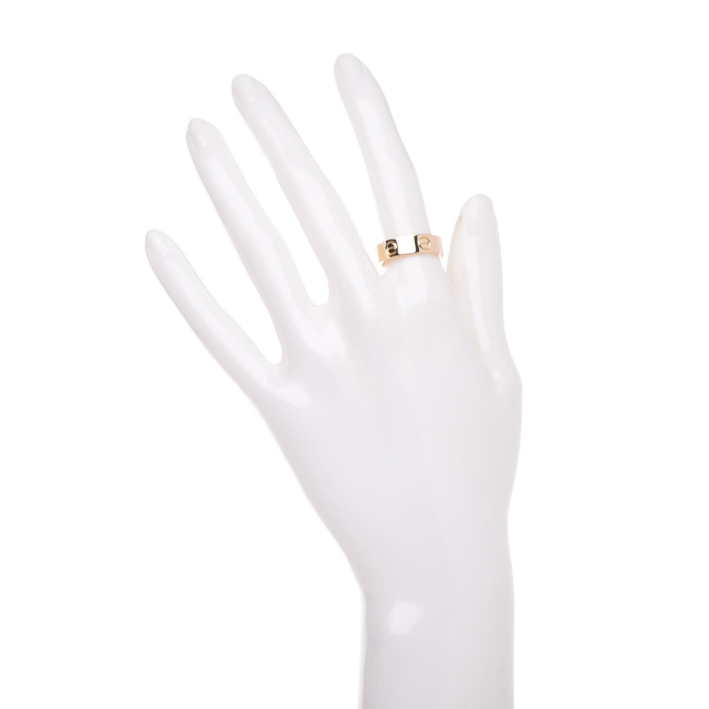 18K Yellow Gold 5.5mm LOVE Ring 53 6.25