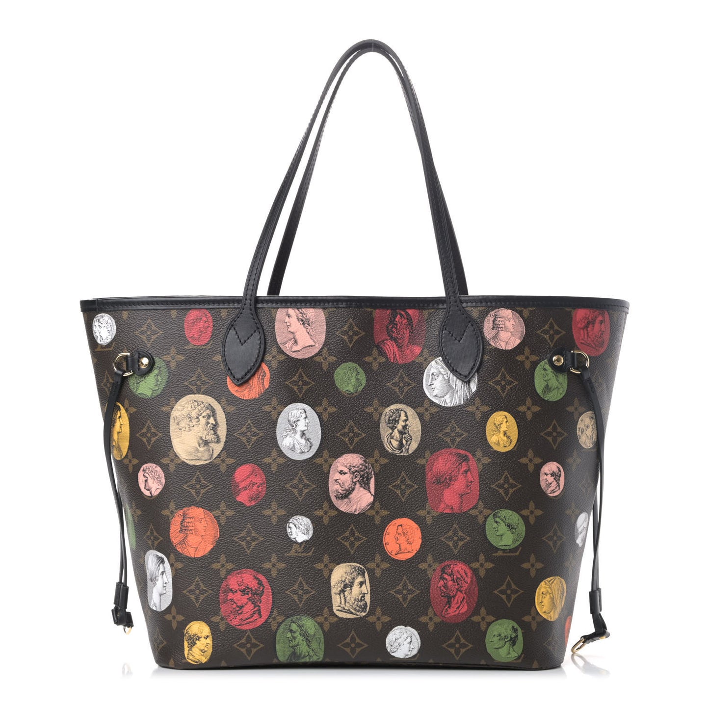 X FORNASETTI Monogram Cameo Neverfull MM