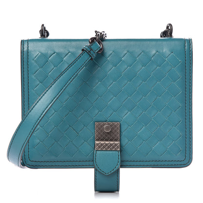 Bottega Veneta Nappa Intrecciato Small Runway Shoulder Bag Canard 1 of 9