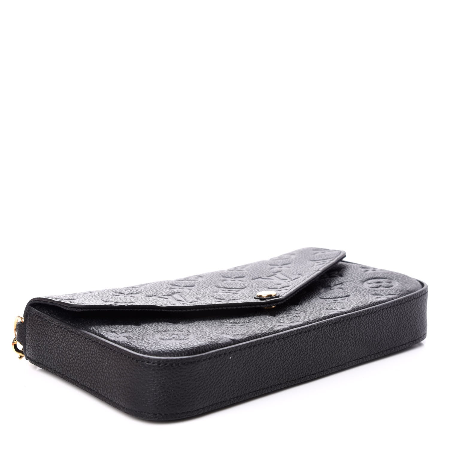 Louis Vuitton Empreinte Pochette Felicie Chain Wallet Black 3 of 8