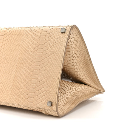 Celine Snakeskin Medium Phantom Luggage Beige 8 of 12