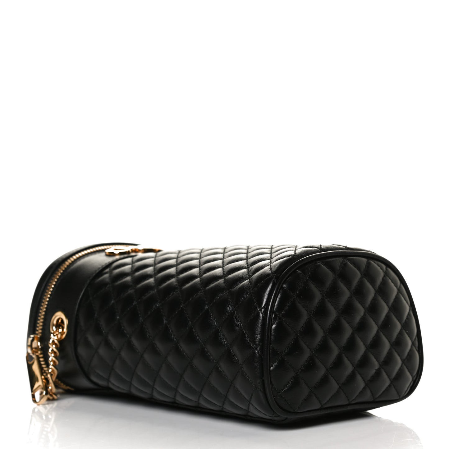 Calfskin Trapuntata Zumi Belt Bag Black