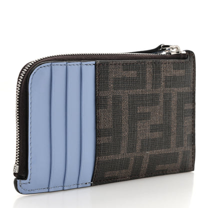 Fendi X FRGMT X POKEMON Glazed Fabric FF 1974 Pokemon Card Case Tobacco Moro Blue 3 of 9