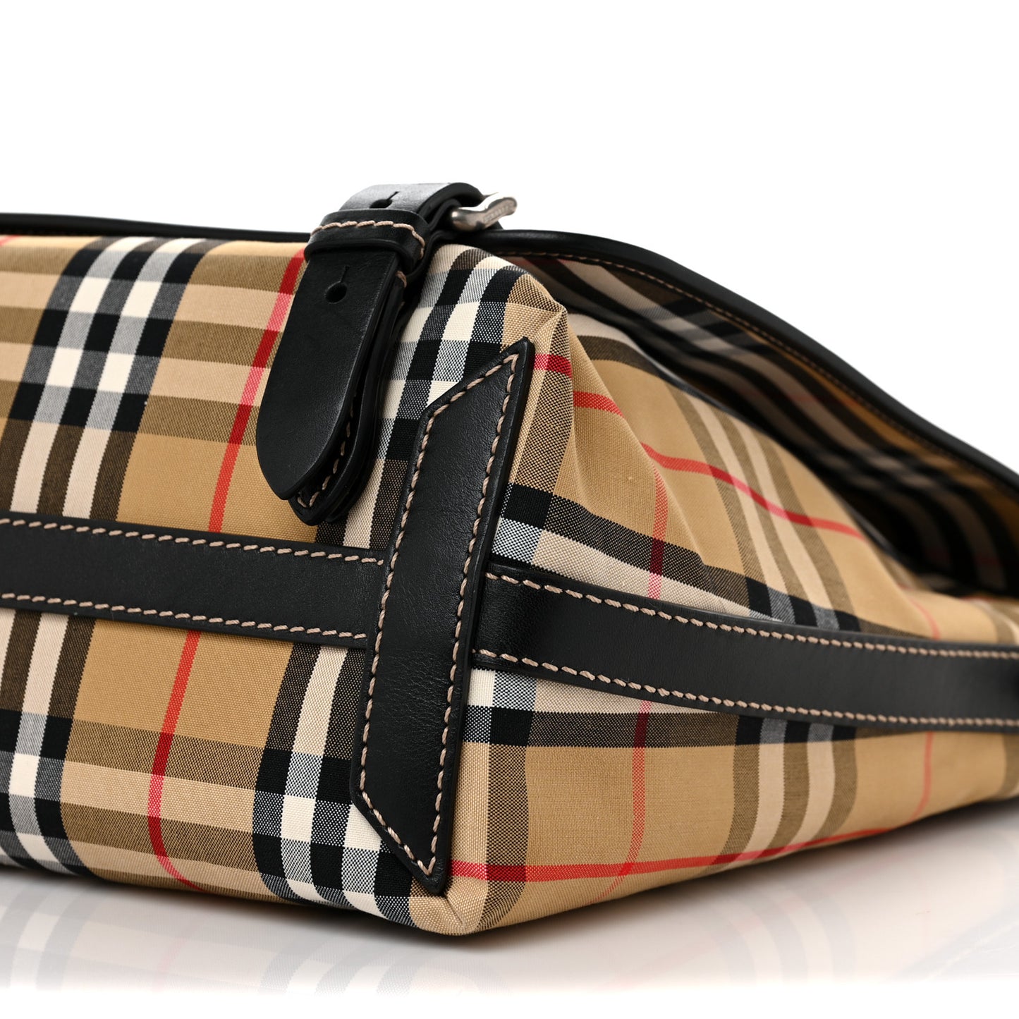 House Check Messenger Bag Black