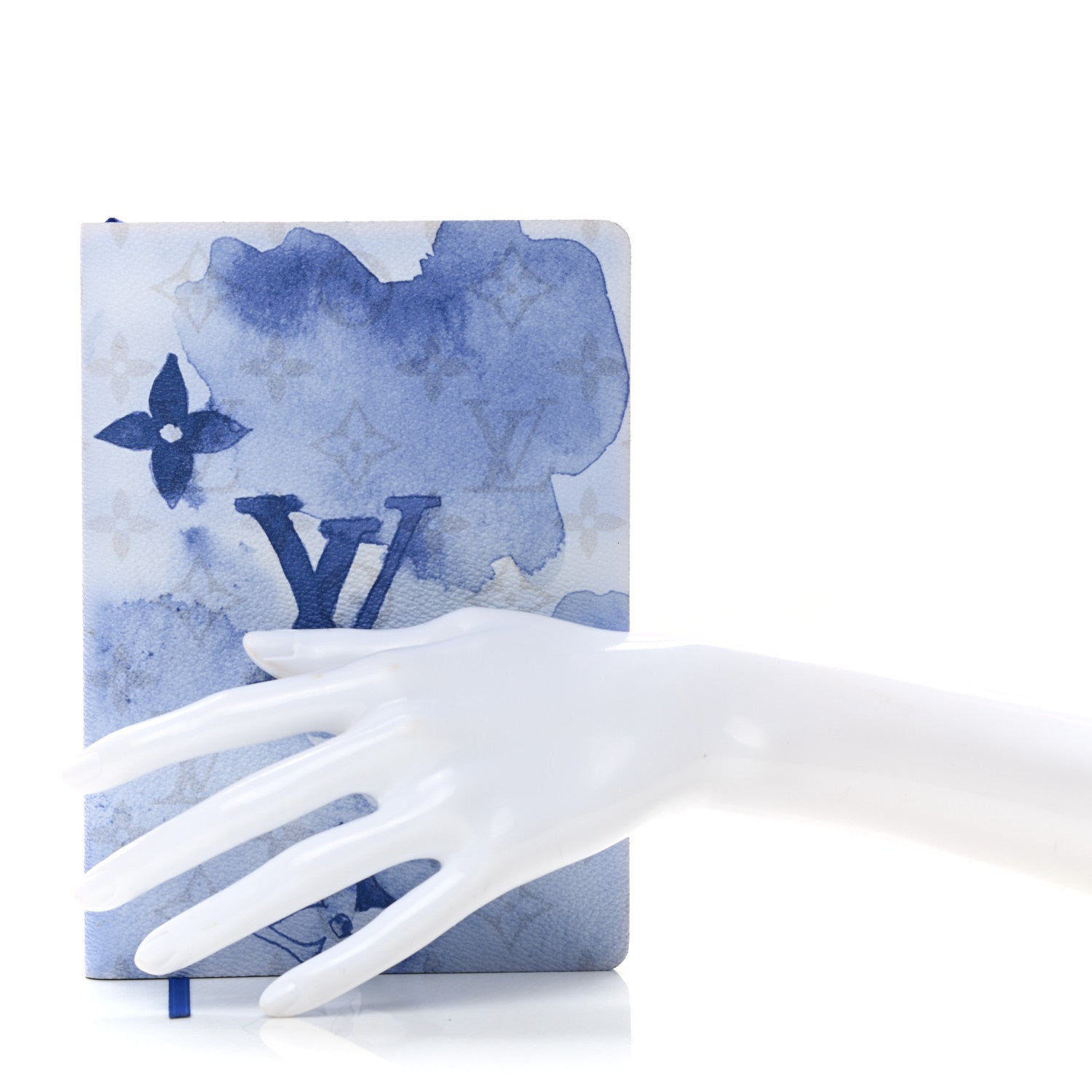 Louis Vuitton Monogram Watercolor Clemence Notebook Blue 3 of 8