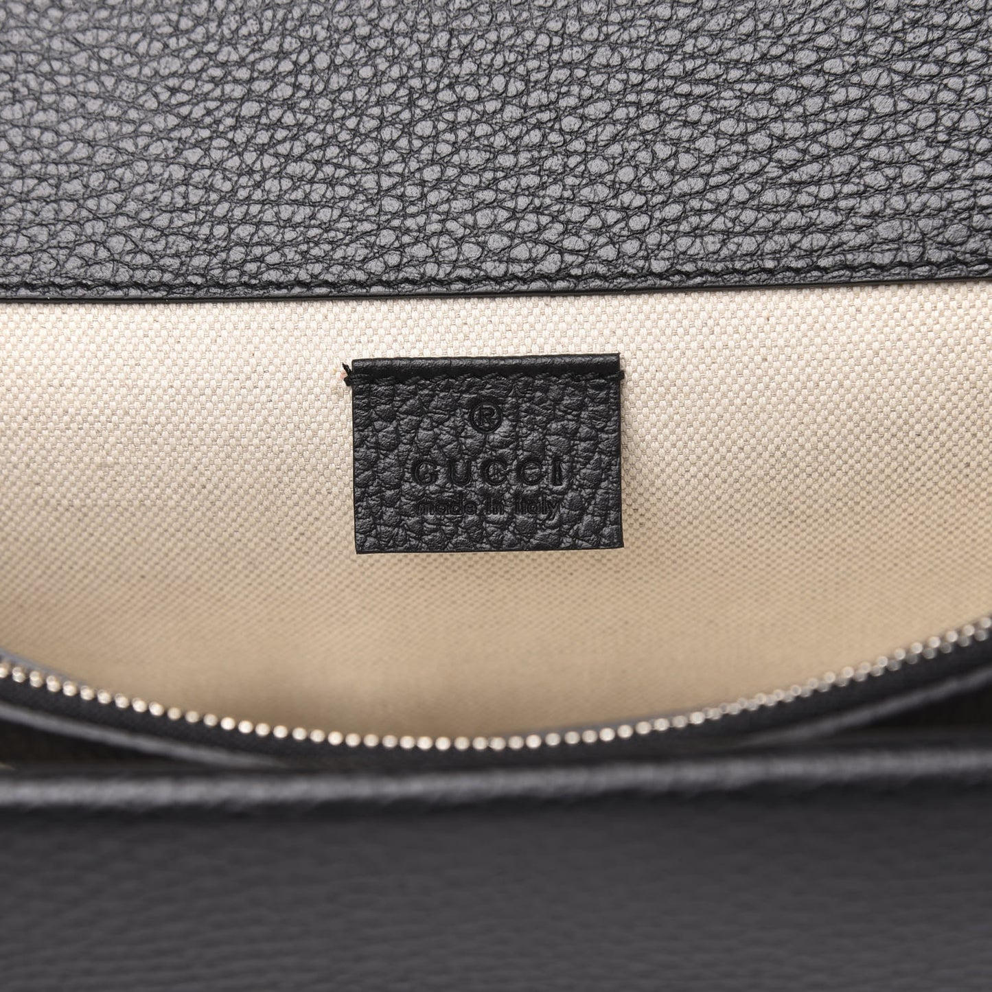 Pebbled Calfskin Small Dionysus Shoulder Bag Black