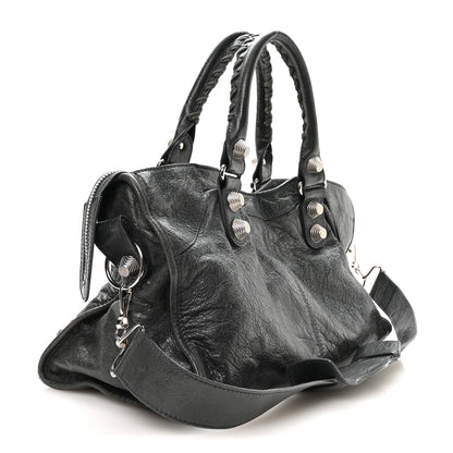 Balenciaga Agneau Giant 21 Silver Hardware Part Time Anthracite 4 of 12