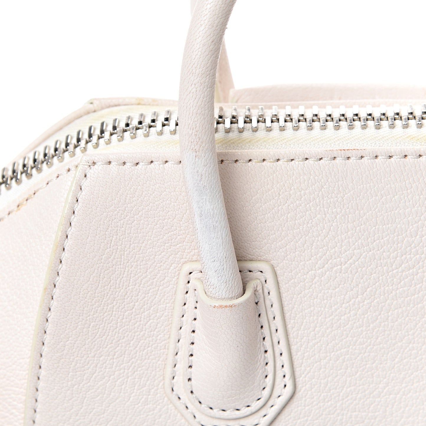 Sugar Goatskin Mini Antigona White