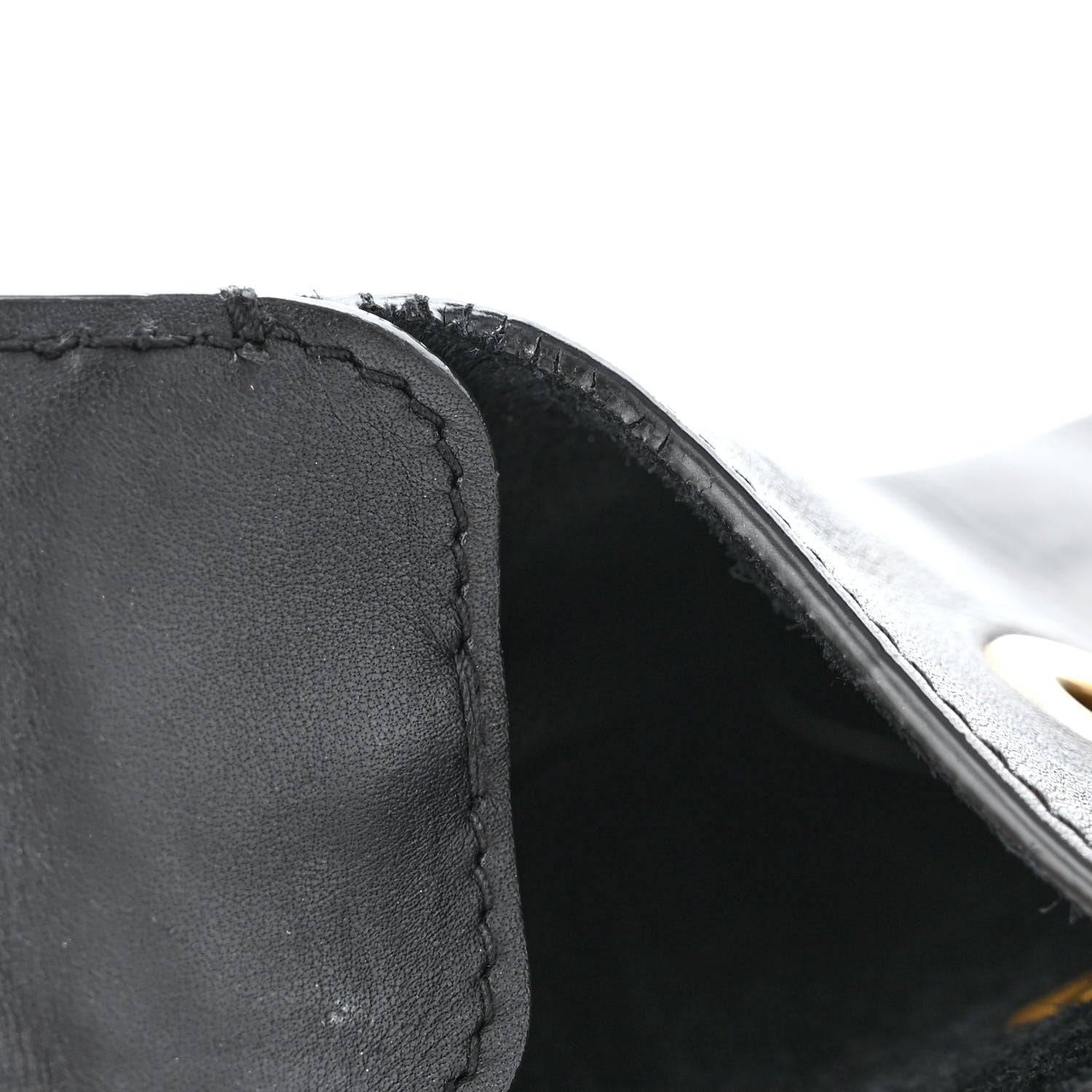Saint Laurent Smooth Calfskin Paris VII Large Flat Hobo Black 17 of 19