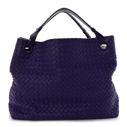 Bottega Veneta Nappa Intrecciato Bella Tote Purple 1 of 17