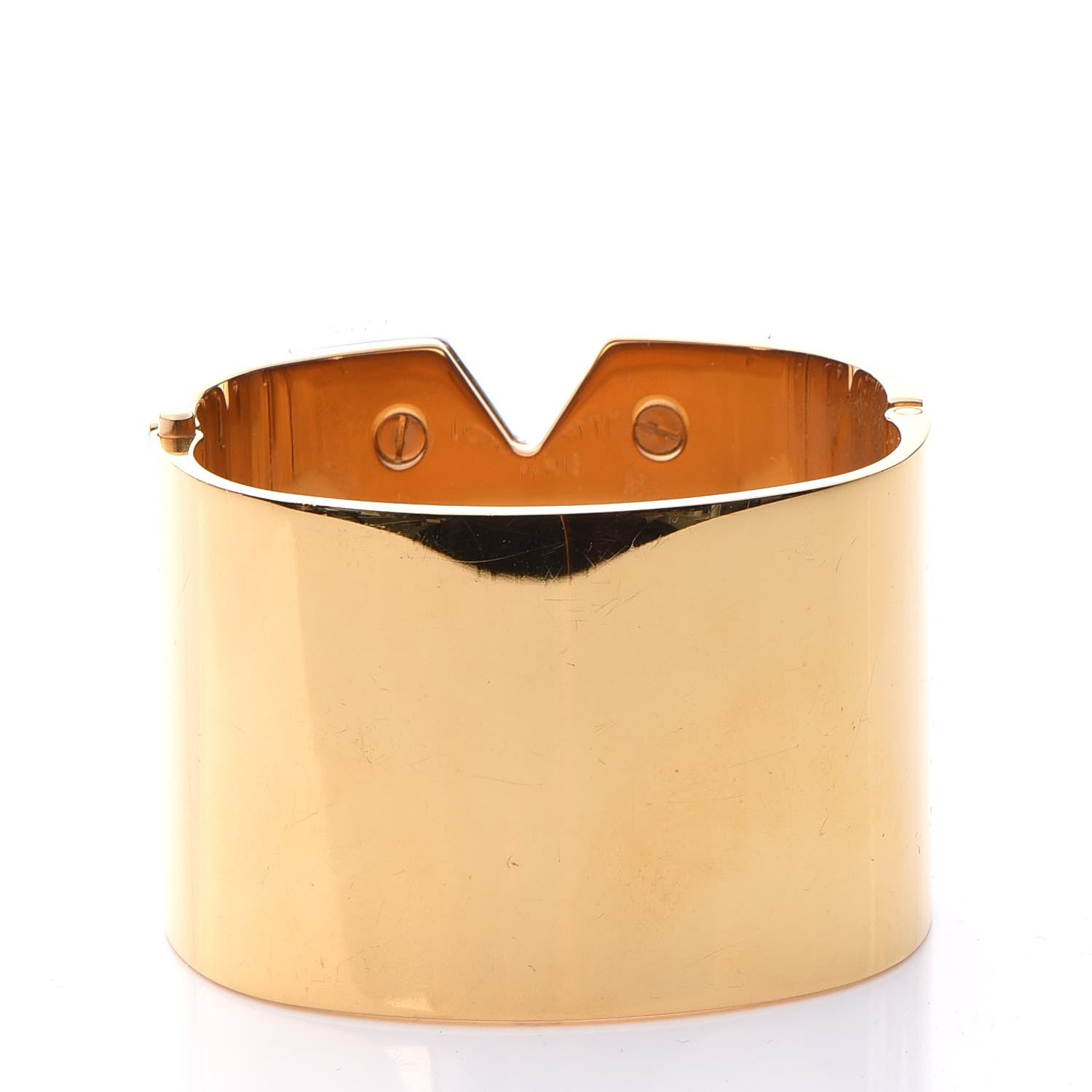 Louis Vuitton Essential V Cuff Gold 3 of 8