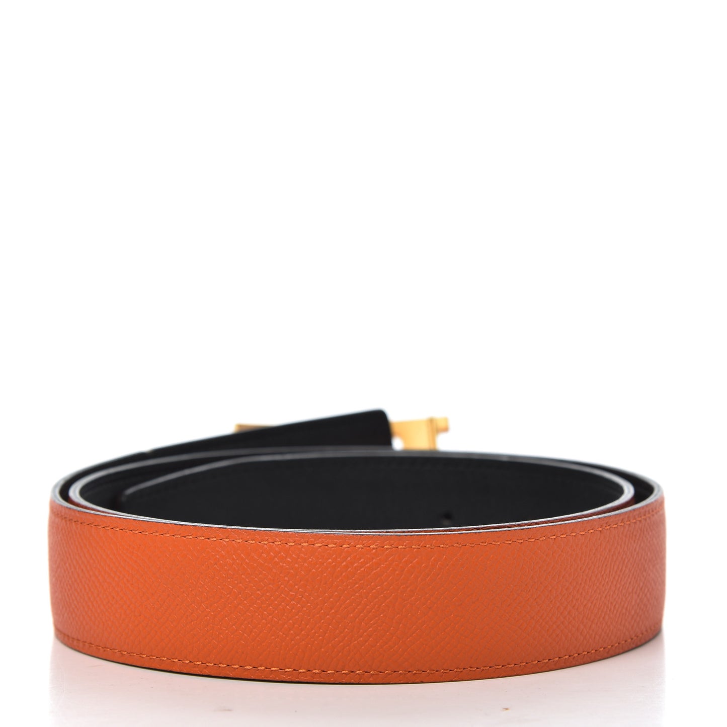 Swift Epsom 32mm Martelee H Belt 80 Black Orange