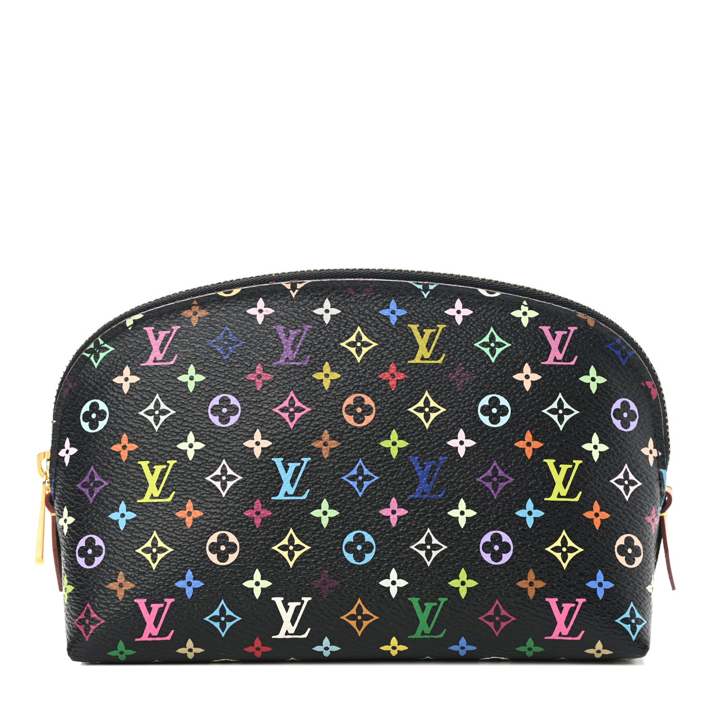 Monogram Multicolor Cosmetic Pouch Black Grenade
