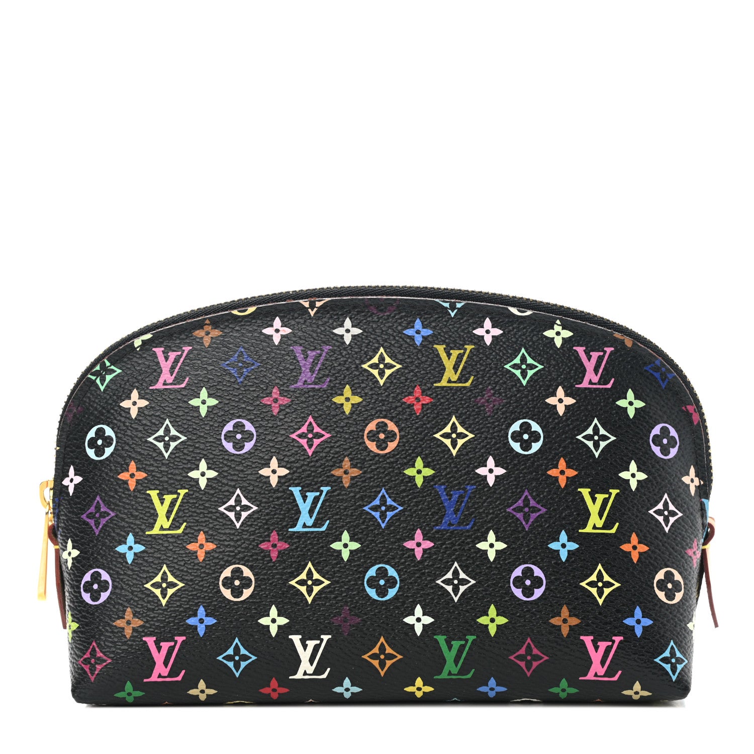 Louis Vuitton Monogram Multicolor Cosmetic Pouch Black Grenade 1 of 6