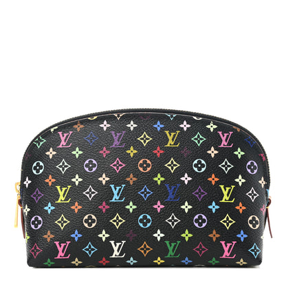 Louis Vuitton Monogram Multicolor Cosmetic Pouch Black Grenade 1 of 6