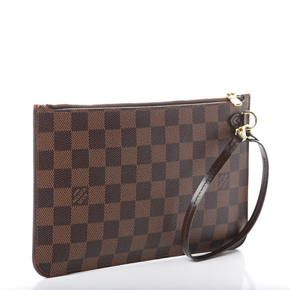 Louis Vuitton Damier Ebene Neverfull MM GM Pochette 2 of 5