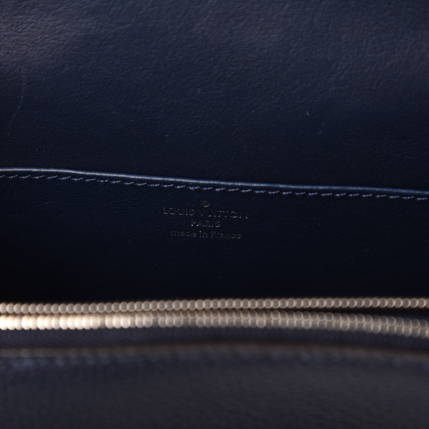 Louis Vuitton Grained Calfskin Vivienne NM Blue Marine 8 of 10