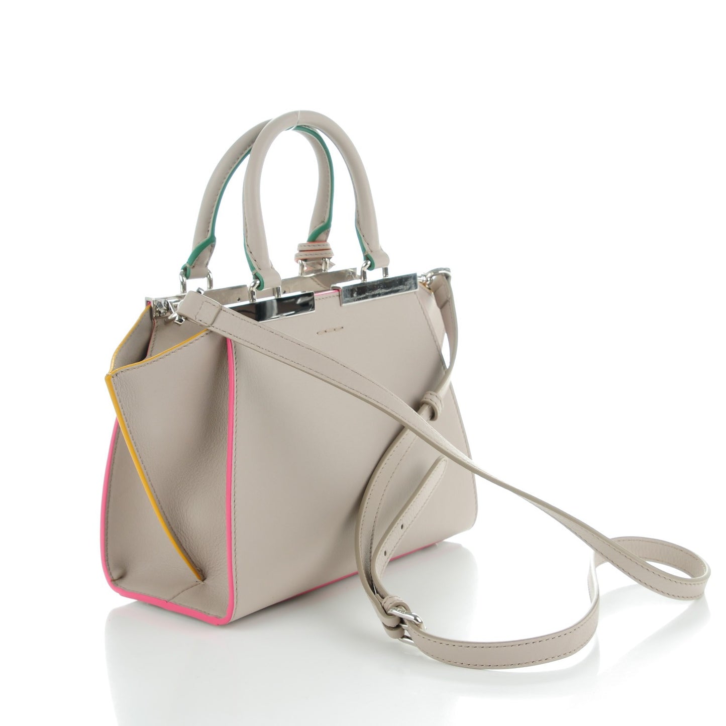 Vitello Dolce Mini 3Jours Tote Grigio Polvere