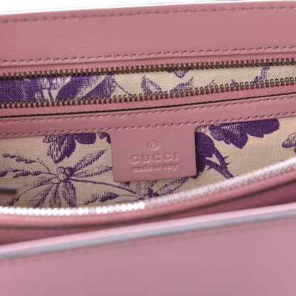 Gucci Calfskin Animalier Shoulder Bag Green Pink 8 of 10