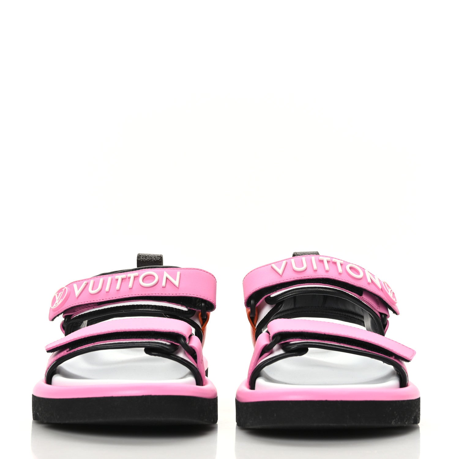 Louis Vuitton Calfskin Pool Pillow Flat Comfort Sandals 37 Rose Pop Pink 2 of 8