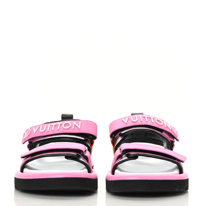 Louis Vuitton Calfskin Pool Pillow Flat Comfort Sandals 37 Rose Pop Pink 2 of 8