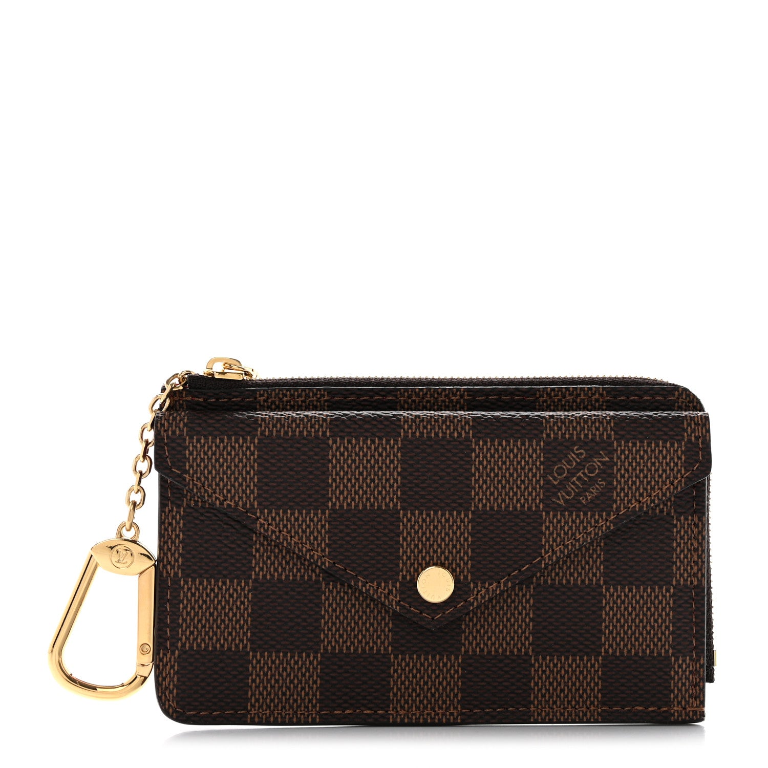 Louis Vuitton Damier Ebene Recto Verso Card Holder Red 1 of 7