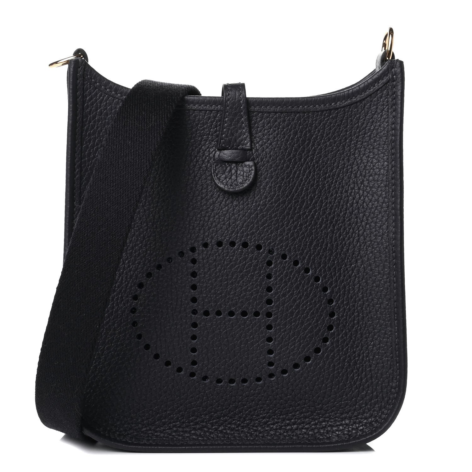 Hermes Taurillon Clemence Amazone Evelyne TPM Bleu Nuit Bleu Indigo 1 of 4