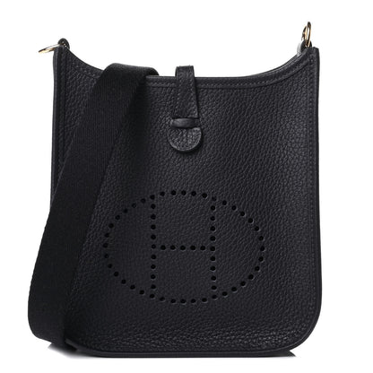 Hermes Taurillon Clemence Amazone Evelyne TPM Bleu Nuit Bleu Indigo 1 of 4
