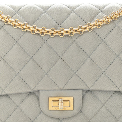 Chanel Caviar Quilted 2.55 Reissue 226 Flap Light Grey 8 of 14
