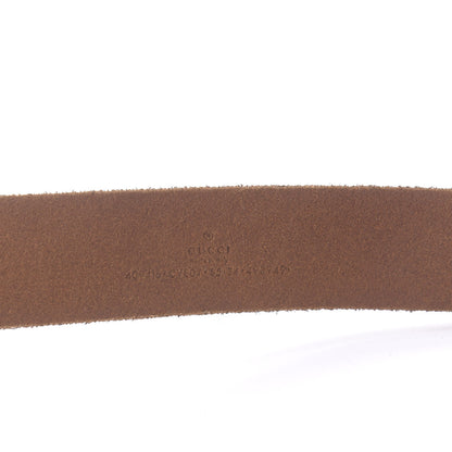 Gucci Faded Calfskin Double G 40mm Belt 85 34 Cuir 3 of 5