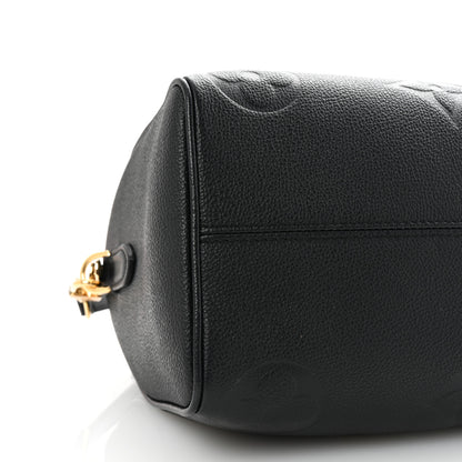 Louis Vuitton Empreinte Monogram Giant Speedy Bandouliere 25 Black 8 of 9
