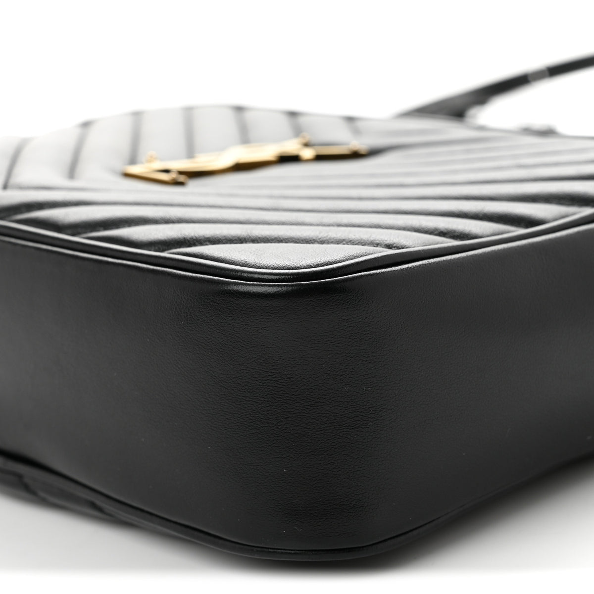 Calfskin Matelasse Monogram Lou Camera Bag Black