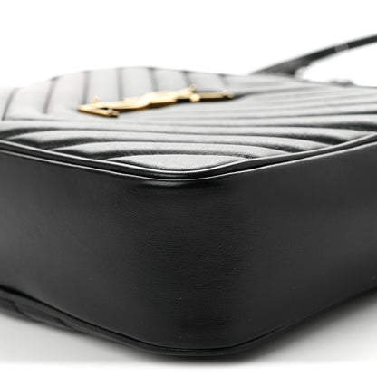 Saint Laurent Calfskin Matelasse Monogram Lou Camera Bag Black 9 of 9