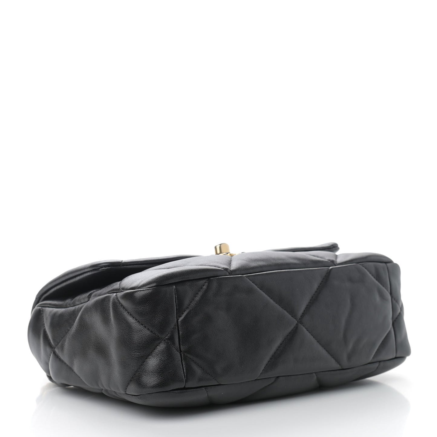 Lambskin Quilted Medium Chanel 19 Flap Black