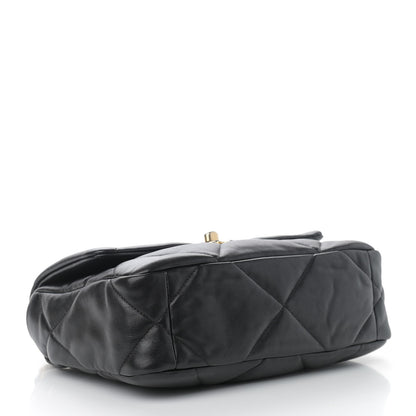 Chanel Lambskin Quilted Medium Chanel 19 Flap Black 4 of 11