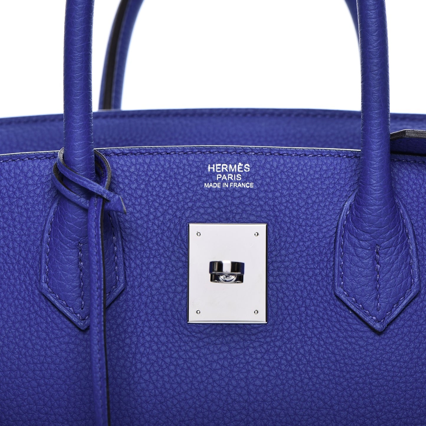 Togo Birkin 30 Bleu Electrique
