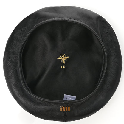 Christian Dior Lambskin D-Dream Beret 58 Black 7 of 8