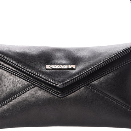 Chanel Lambskin Envelope 31 Rue Cambon Chain Clutch Black 13 of 16