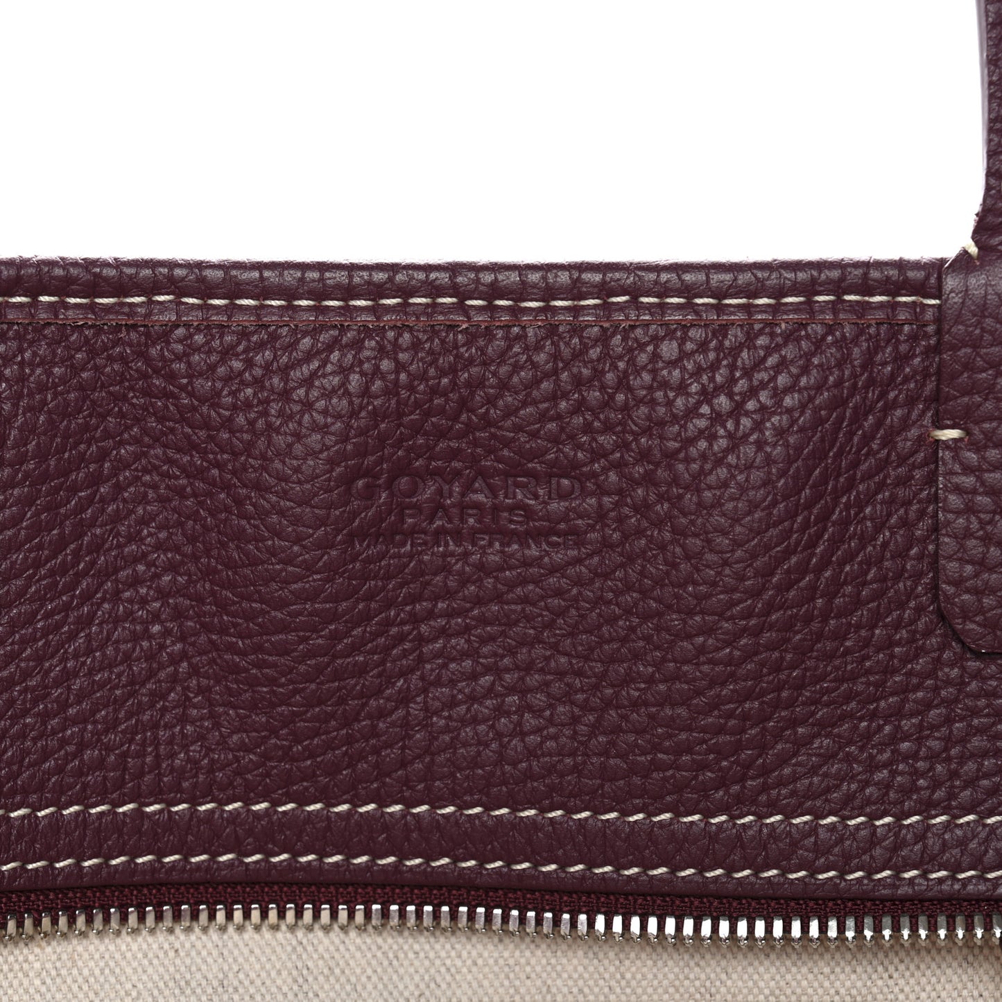 Goyardine Sac Hardy Pet Carrier PM Burgundy