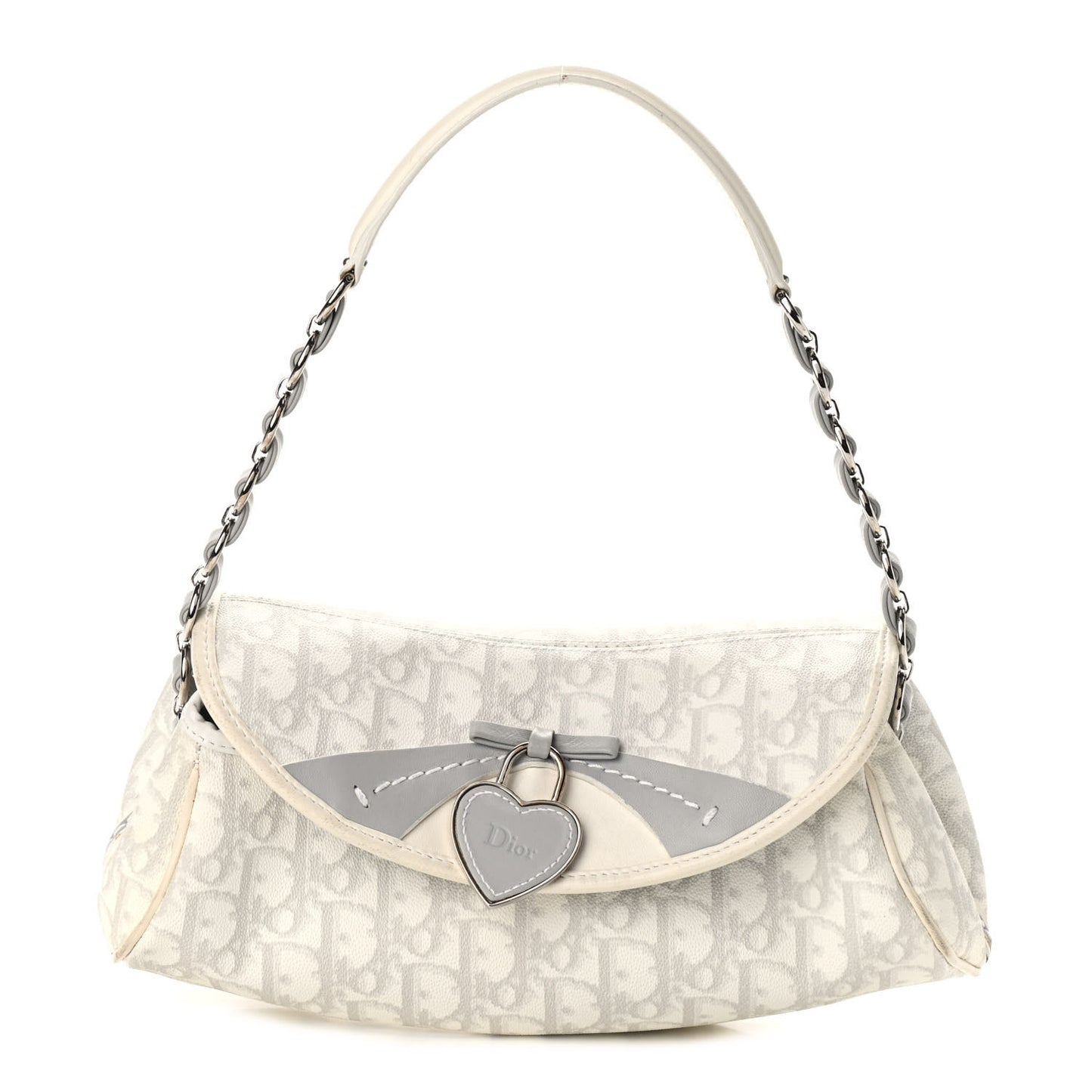 Monogram Romantique Trotter Flap Bag Grey