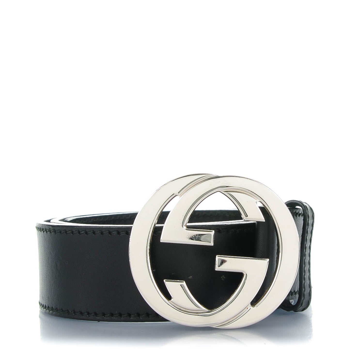 Calfskin Interlocking G Belt 80 32 Black