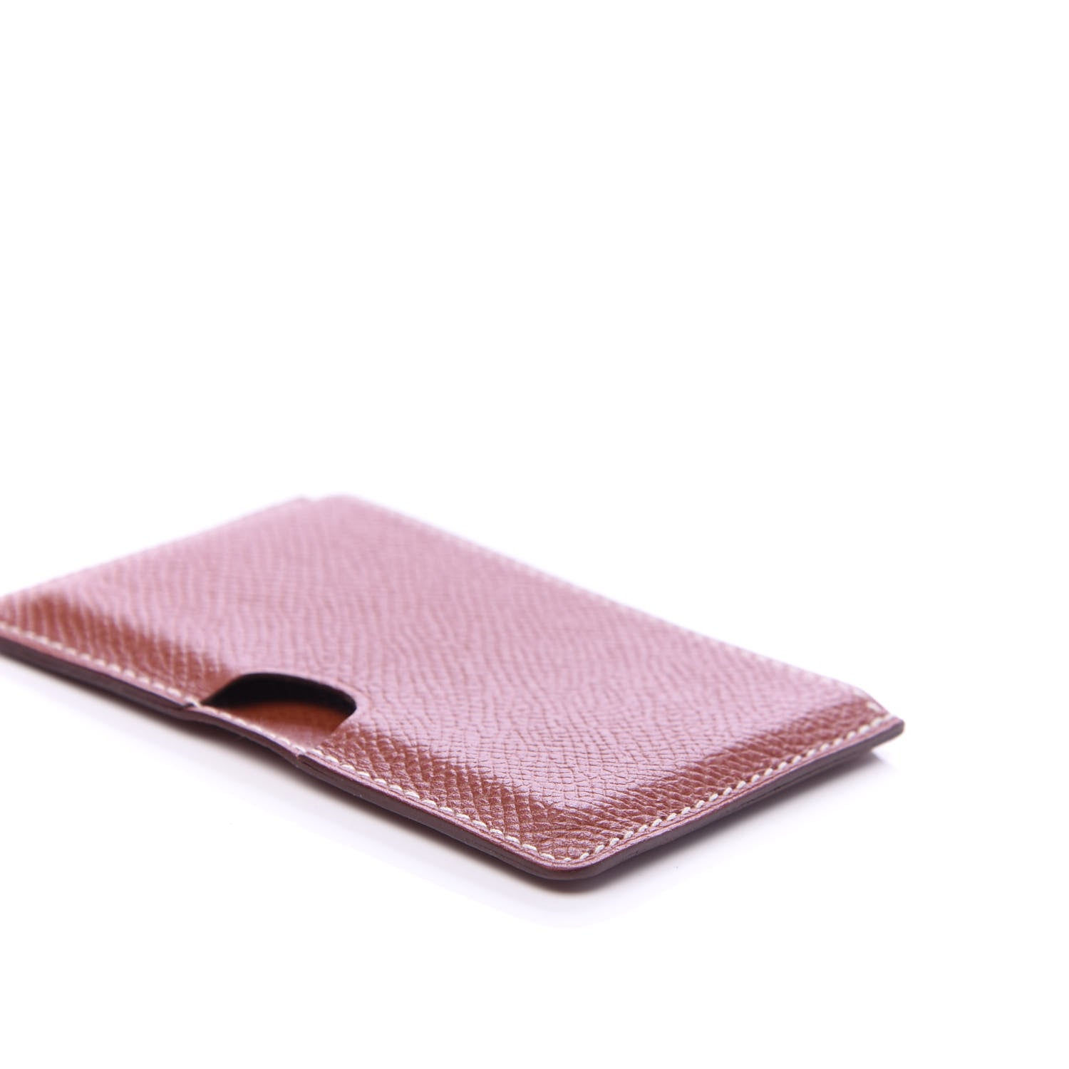 Hermes Epsom Porquerollers Card Case Brique 7 of 10