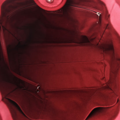 Chanel Canvas Medium Deauville Tote Red 5 of 14