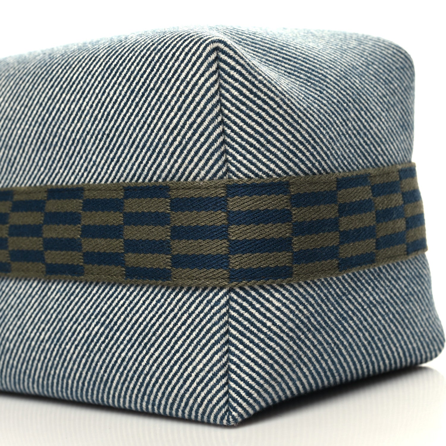 Hermes Wool Large Bride-A-Brac H Natte Pouch Bleu Abysse 9 of 9